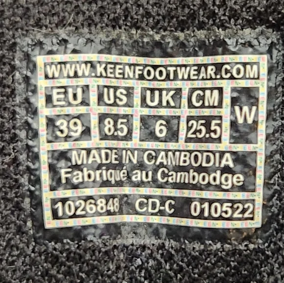 Keen Pyrenees Hiking Waterproof Leather Boots Women's Size 8.5 - Picture 9 of 9